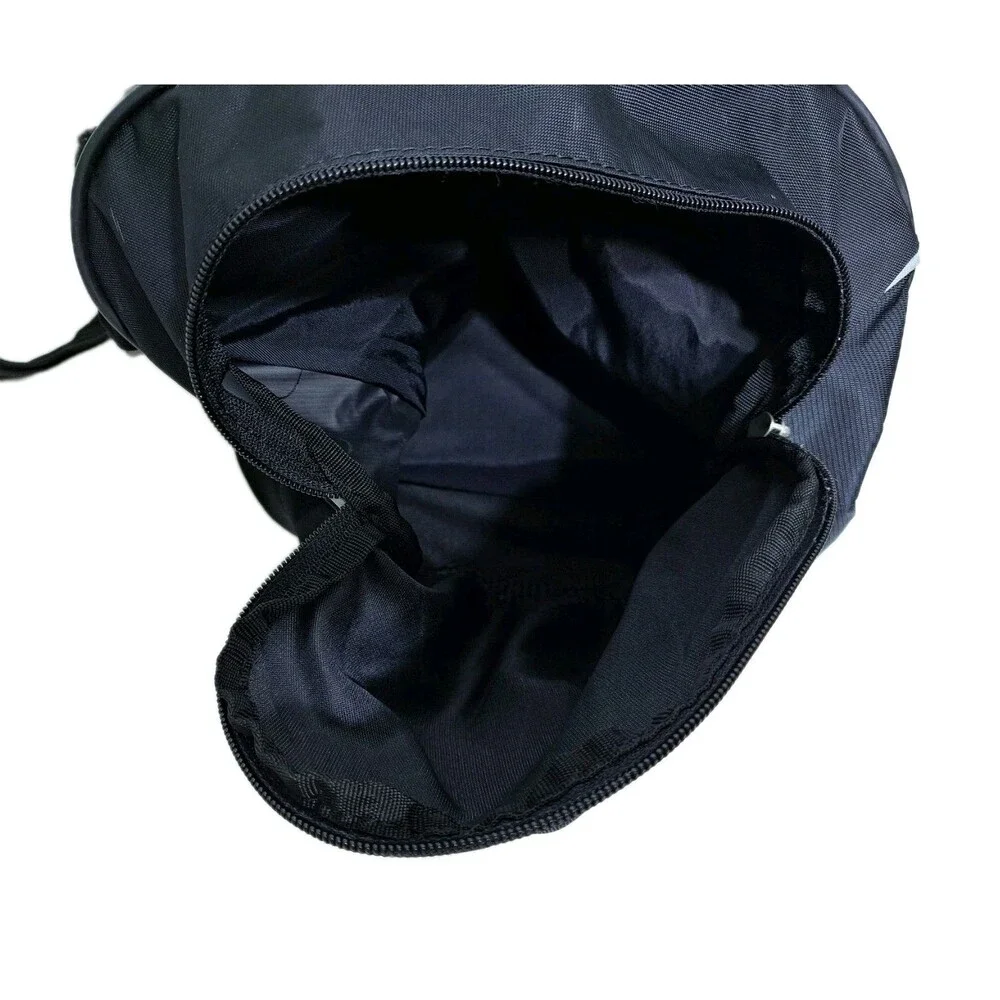 Nike Gym Duffle Bag Shoulder Strap Swoosh Black Carry On Travel Overnight